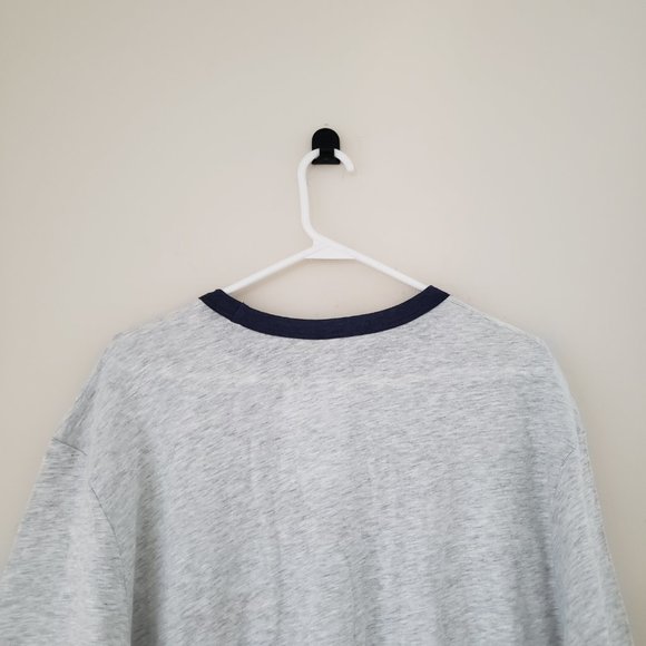 Columbus Blue Jackets T-Shirt Tee Mens XL Heathered Light Gray NHL Big Logo NWT - Picture 6 of 11